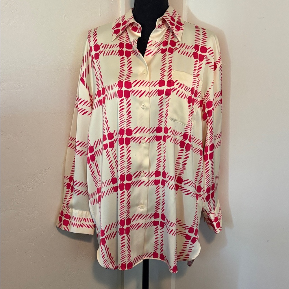 Marni Pink and Cream Patterned Fabric